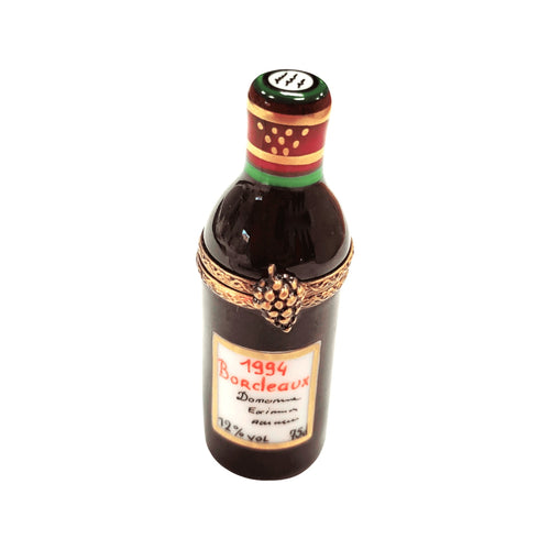 Limoges Boutique presents the 1994 Bordeaux Wine, a genuine Limoges box painted by hand in France