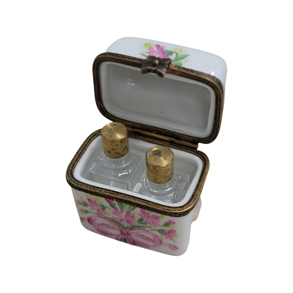 Gift idea for someone who loves France: 2 Pink Perfume Limoges box