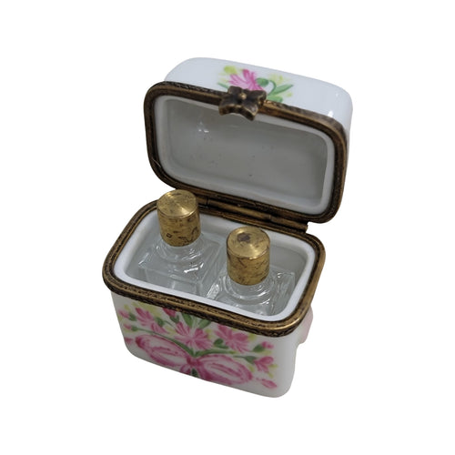 Gift idea for someone who loves France: 2 Pink Perfume Limoges box
