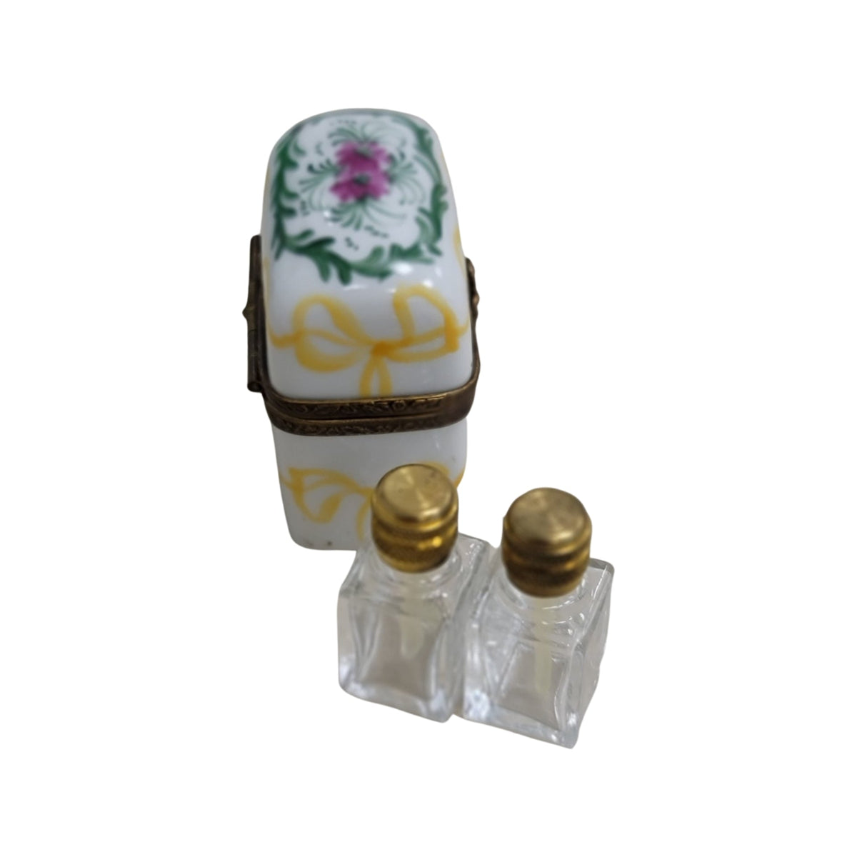 Yellow Limoges Perfume Box, view 3