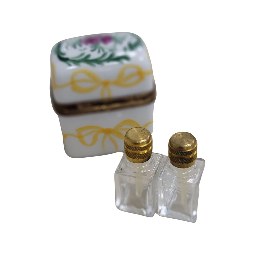 Yellow Limoges Perfume Box, view 4