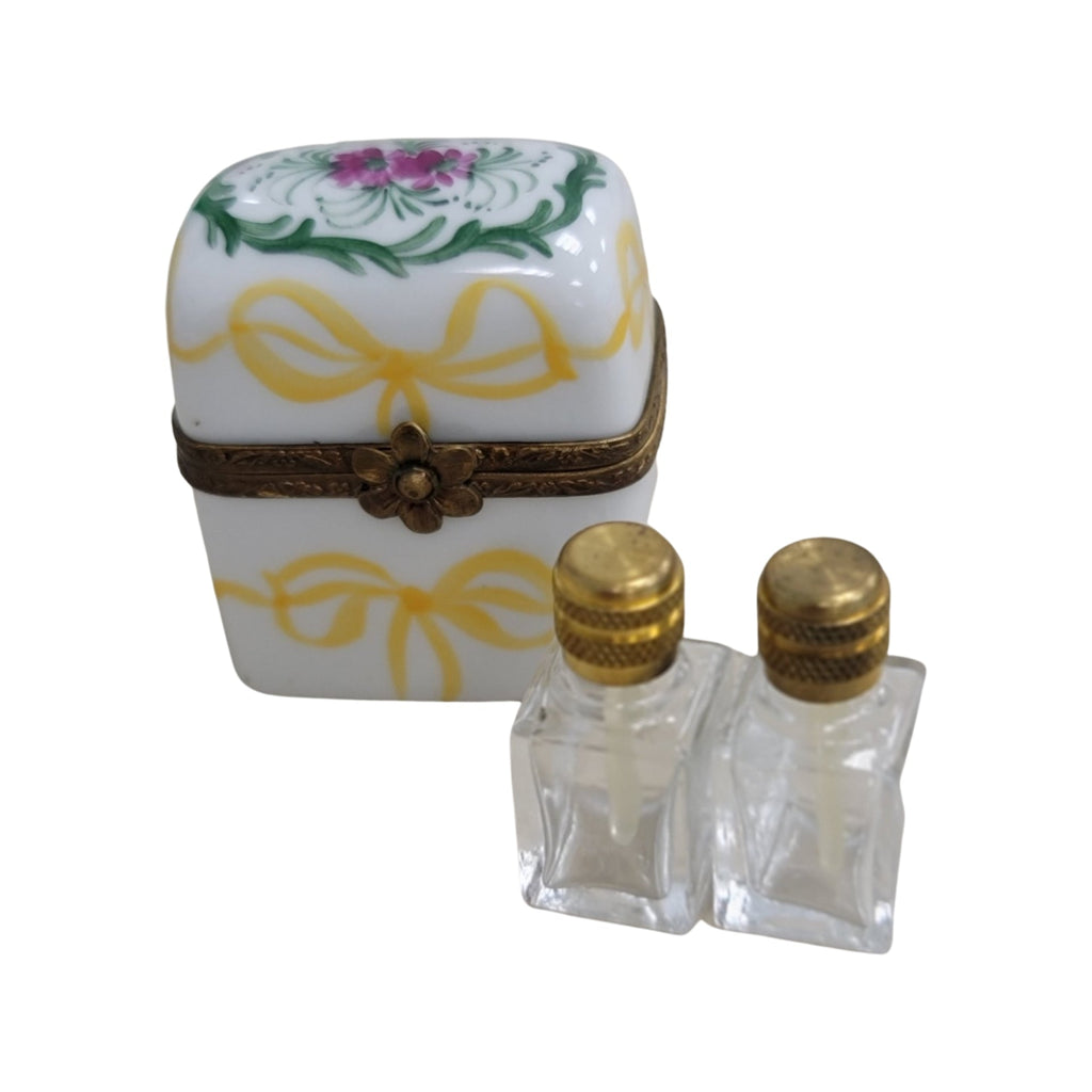 Yellow Limoges Perfume Box, view 5