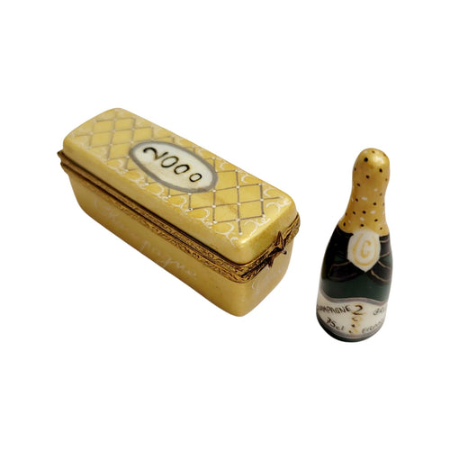The 2000 Bottle of Champagne, a Limoges keepsake with true French charm