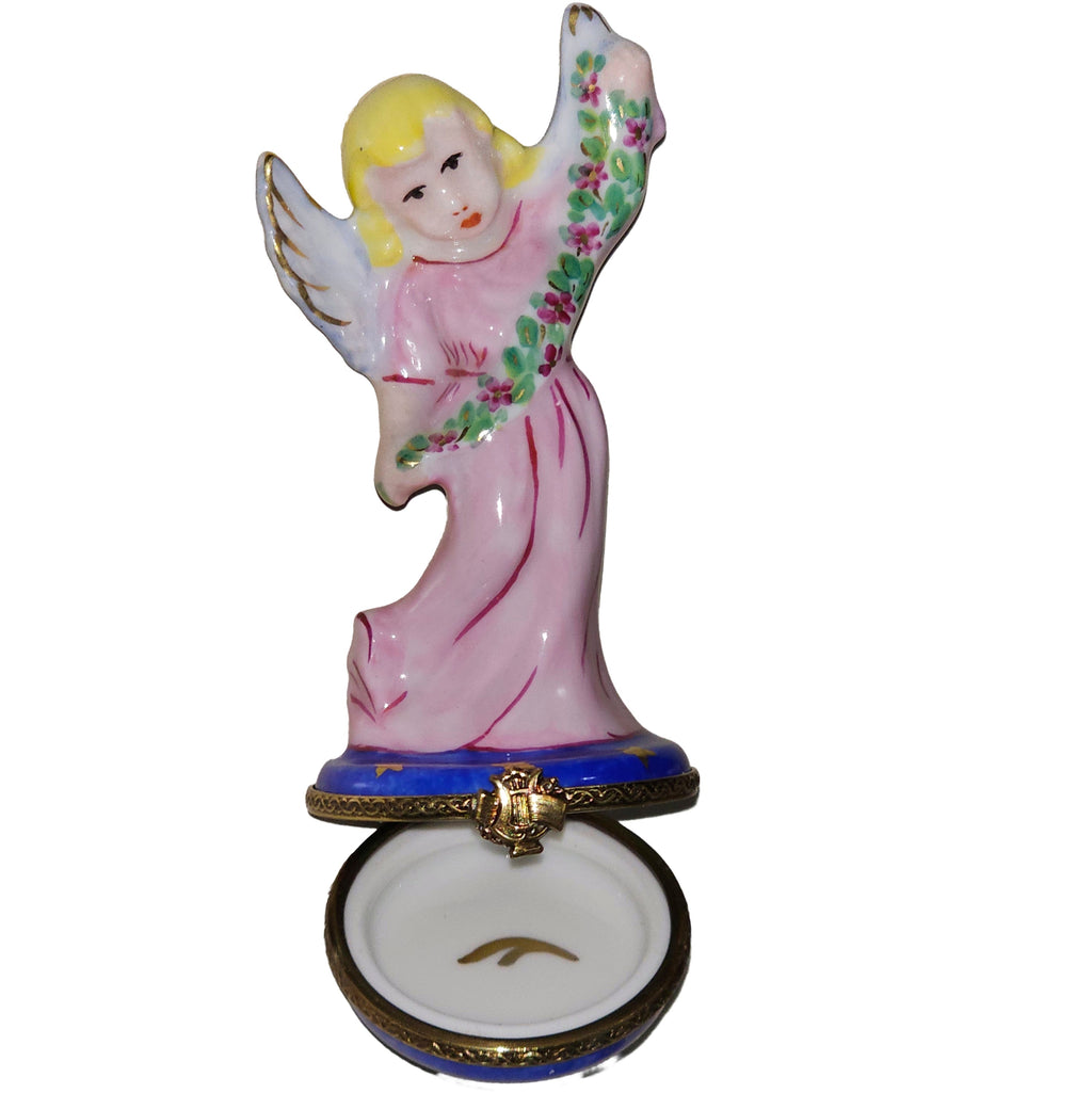Blonde Angel Limoges Box for Collectors, view 2
