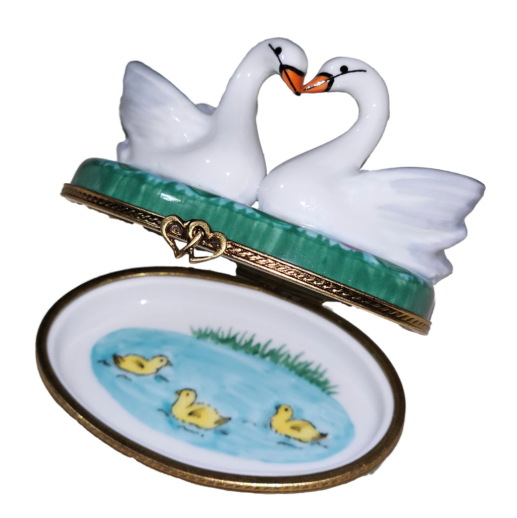 Two Swans Embracing Love, view 2