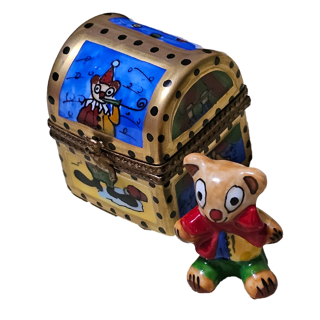 Teddy Clown Toy Box for Joyful Gifting, view 3