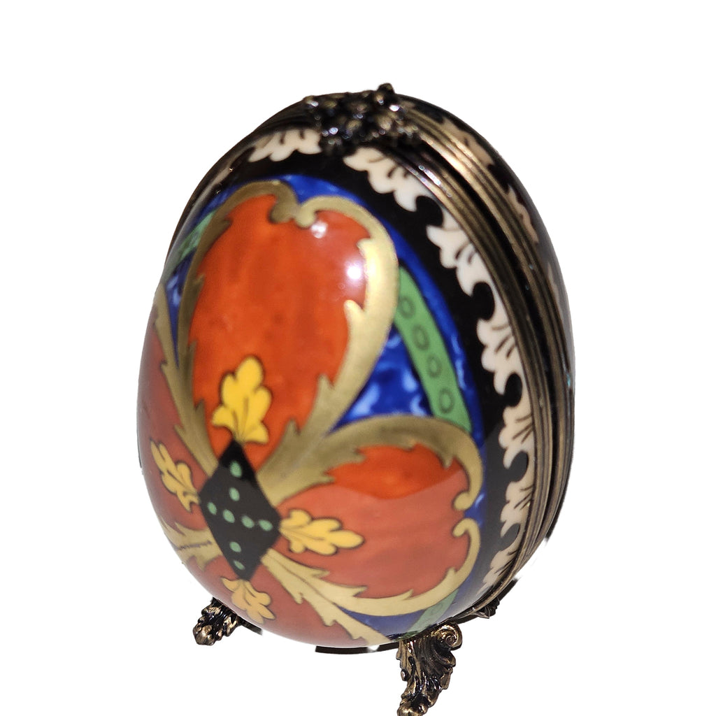 Orange Flower Egg w Perfume Inside, view 4