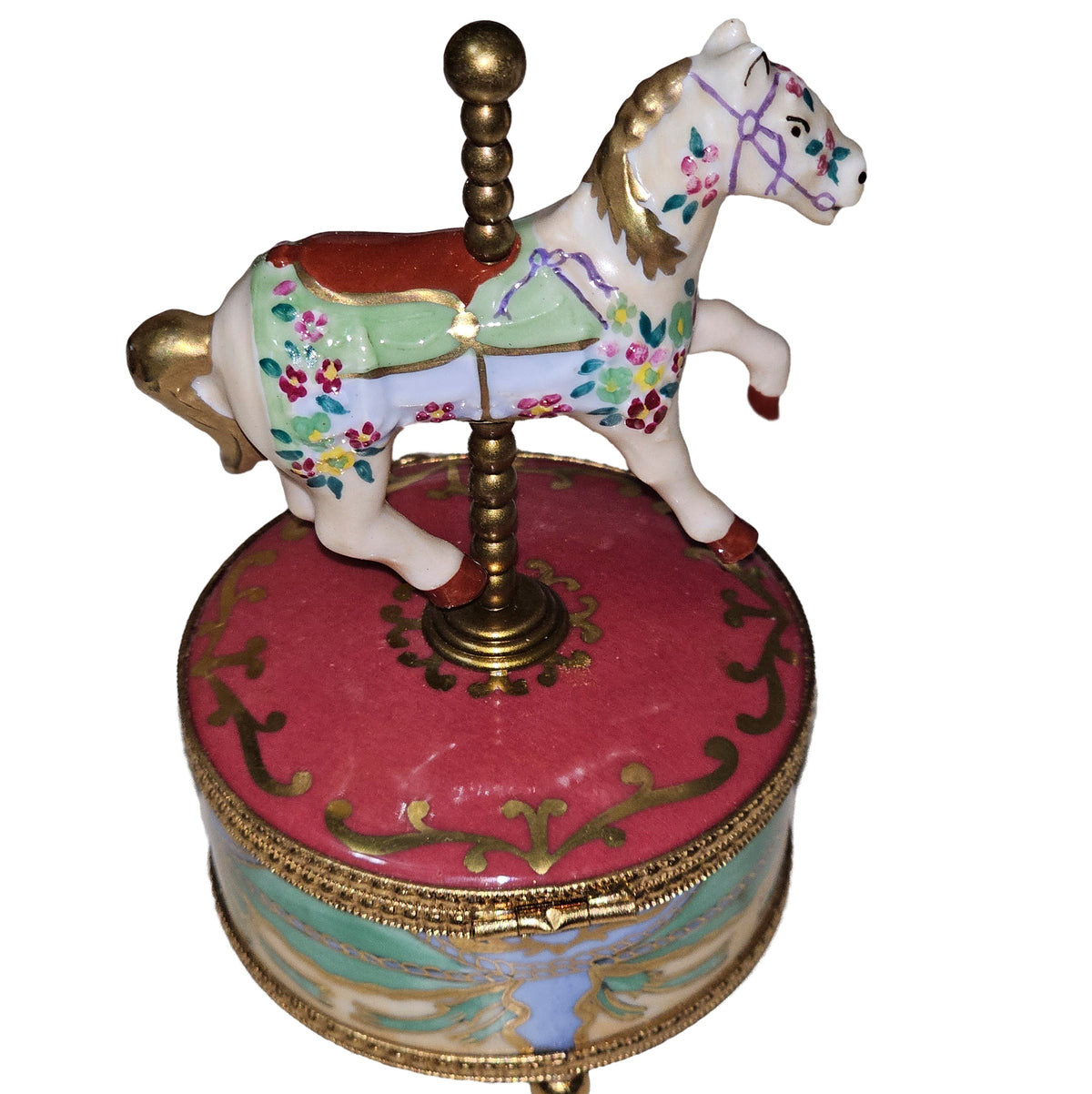 Musical Horse Chopin Polonaise Limoges Box for Collectors, view 3