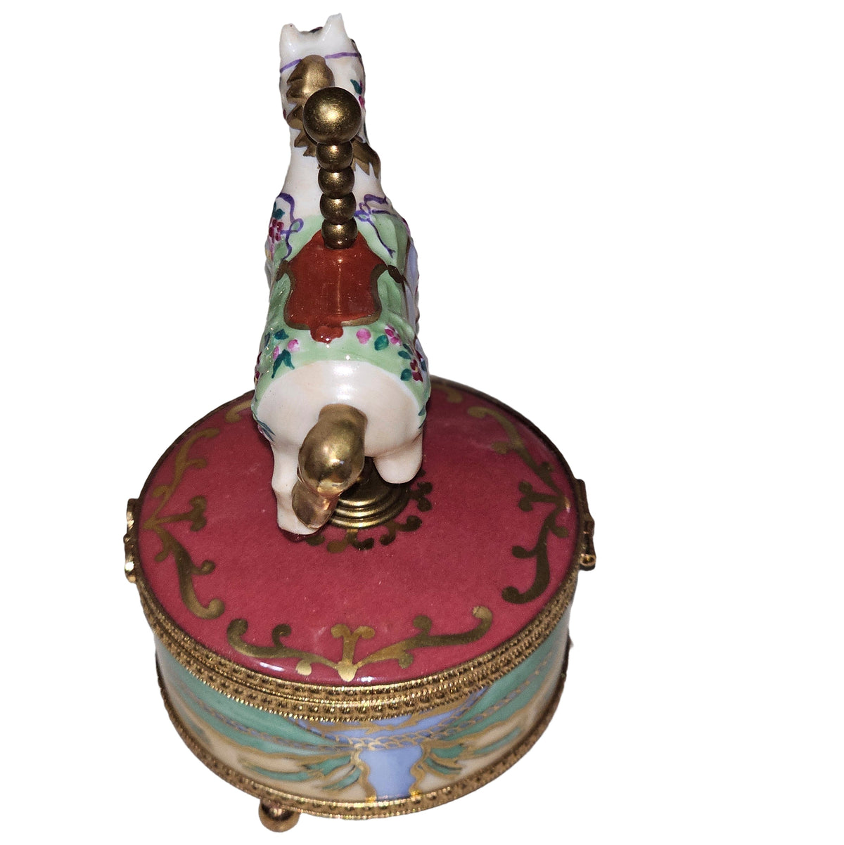 Musical Horse Chopin Polonaise Limoges Box for Collectors, view 4
