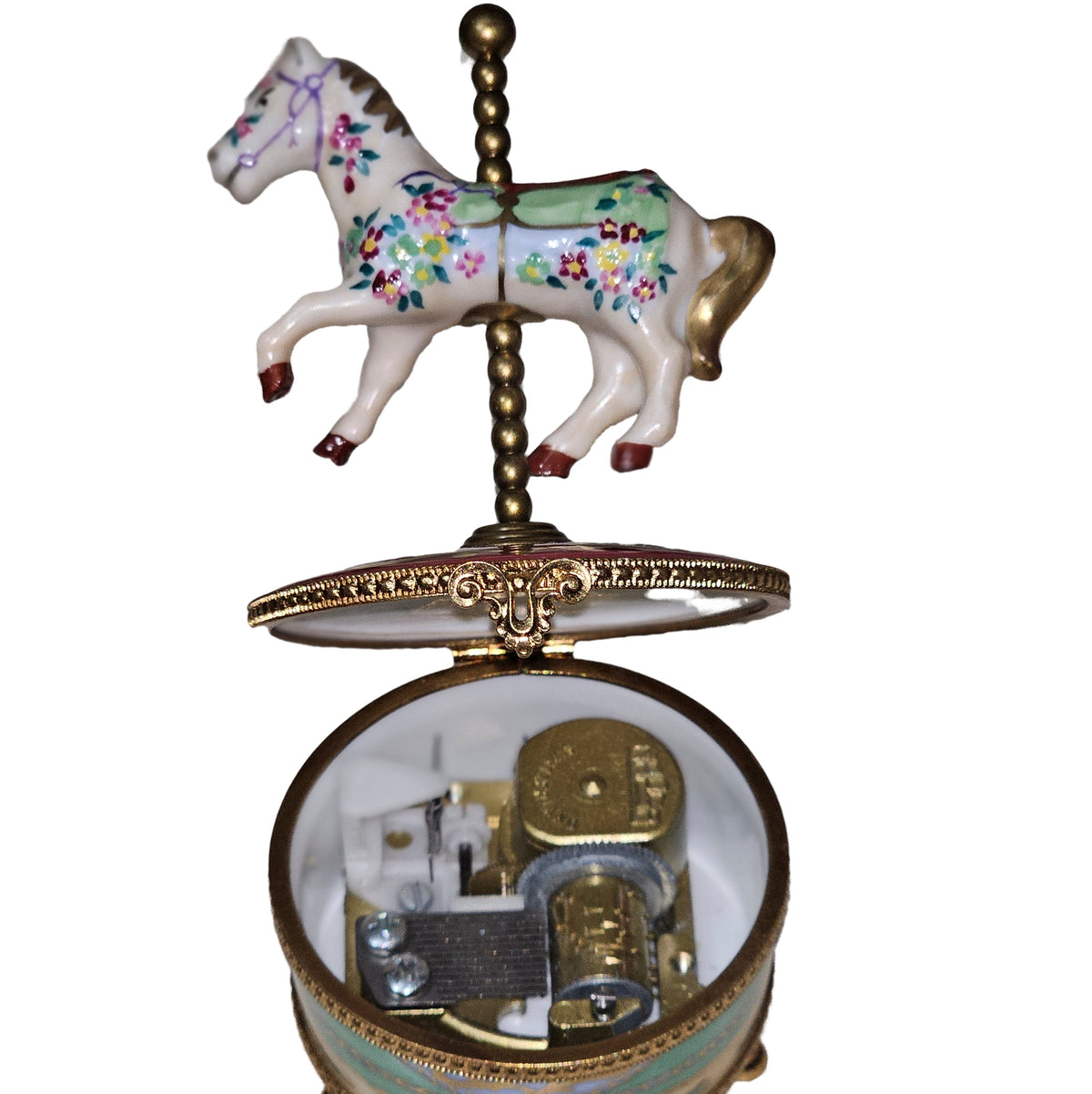 Musical Horse Chopin Polonaise Limoges Box for Collectors, view 2