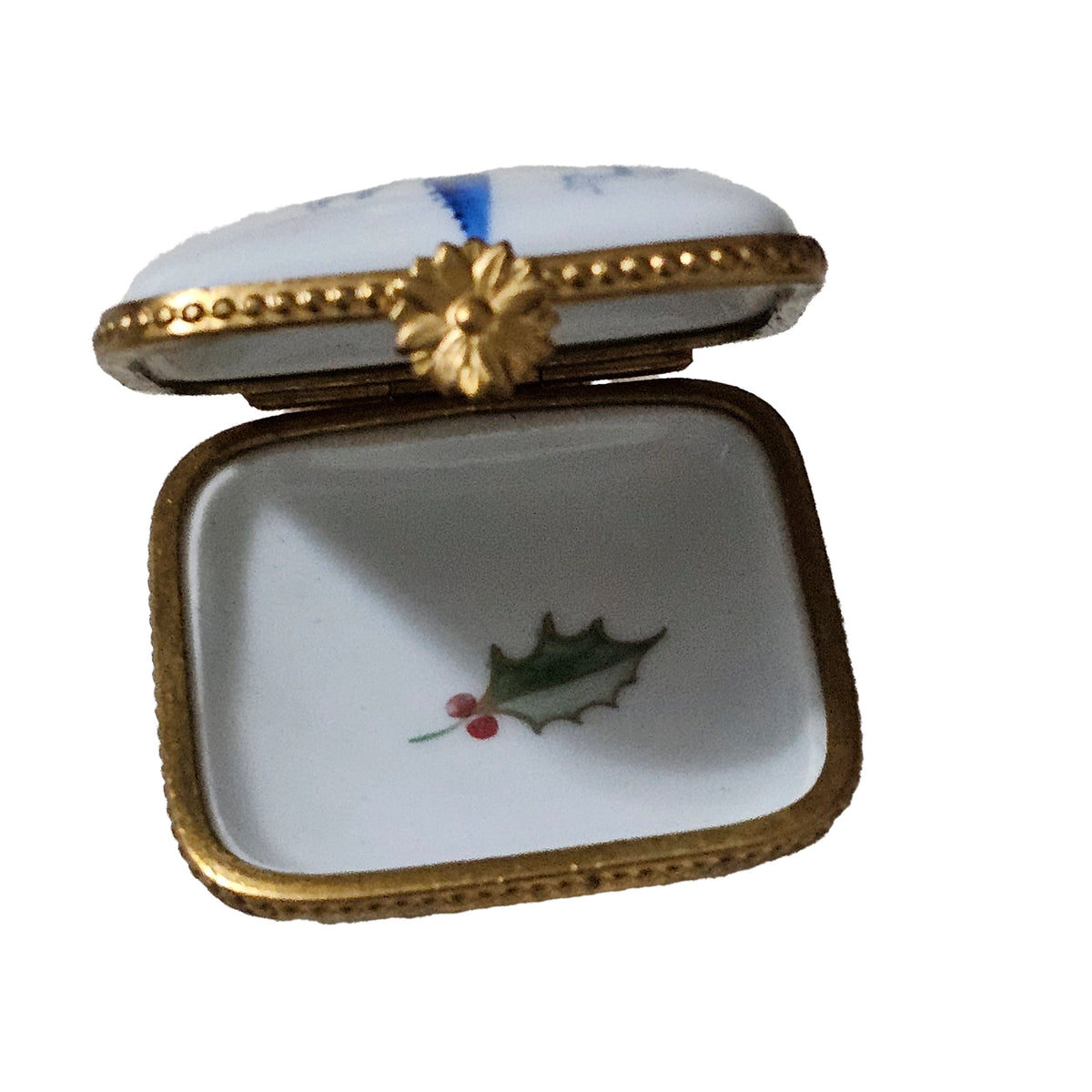 Joyeux Noel Flat Christmas Square Limoges Box Holiday, view 2