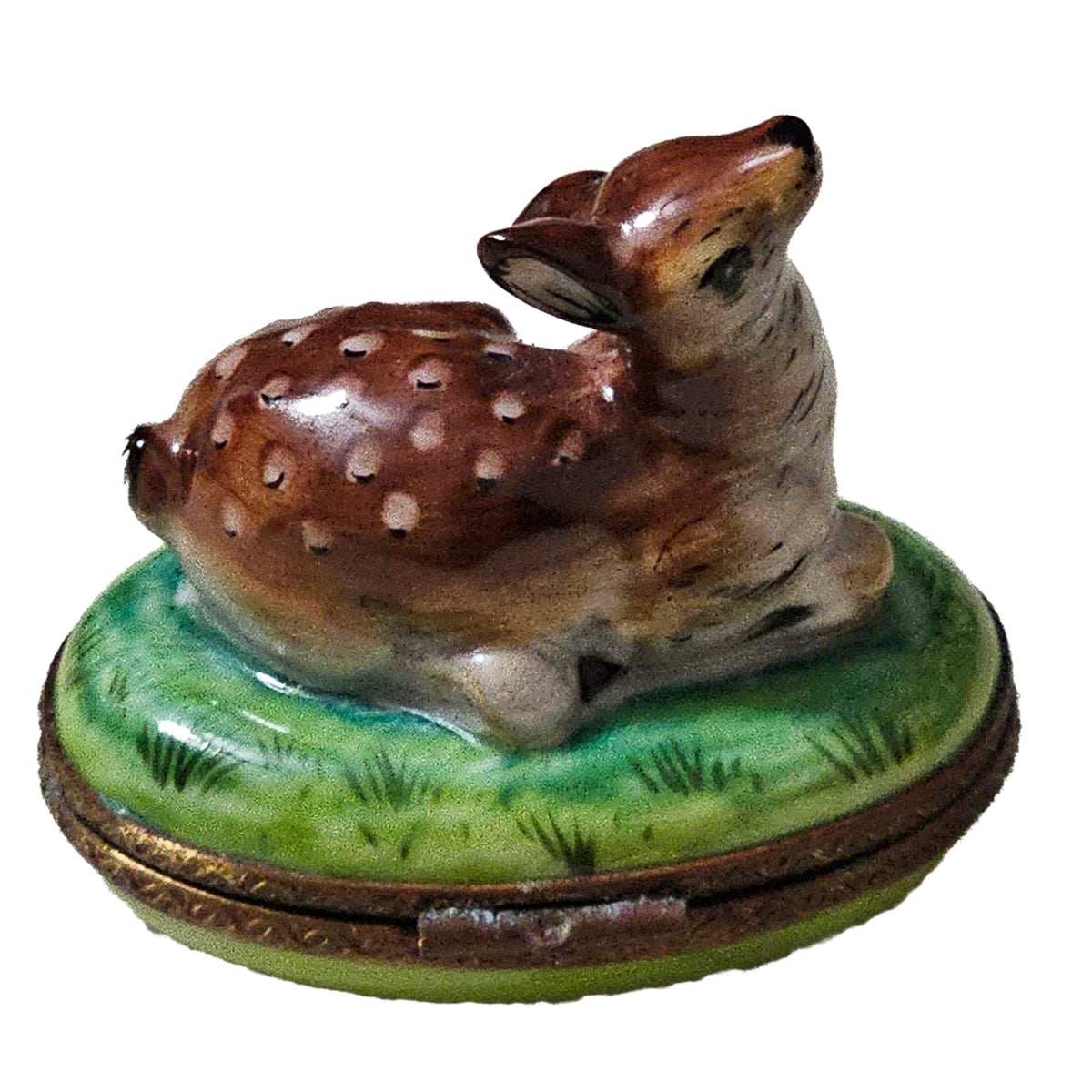 Brown Deer Limoges Box for Collectors, view 4