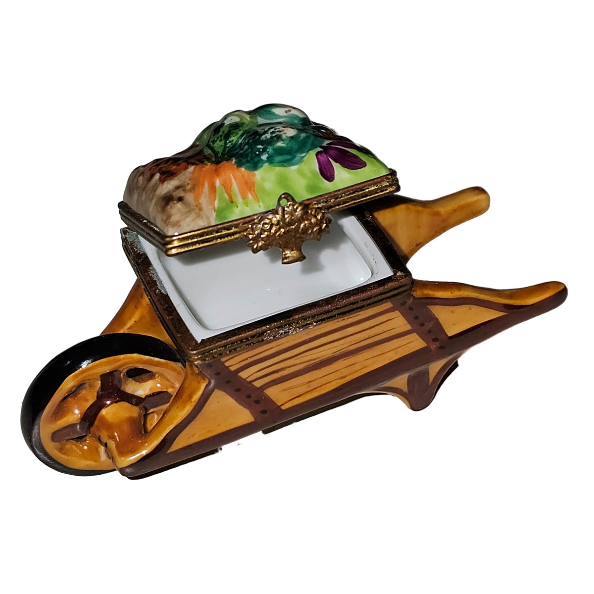 Garden Wheelbarrow W Veggies Limoges Box Keepsake PV, view 2
