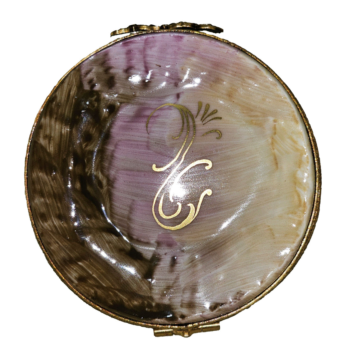 Rosard Garden Hat Limoges Box Collectible, view 4