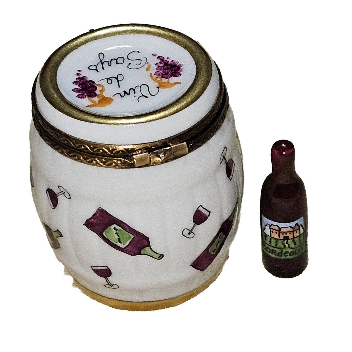 Charming Wine Barrel Box for Wine Lovers, view 4