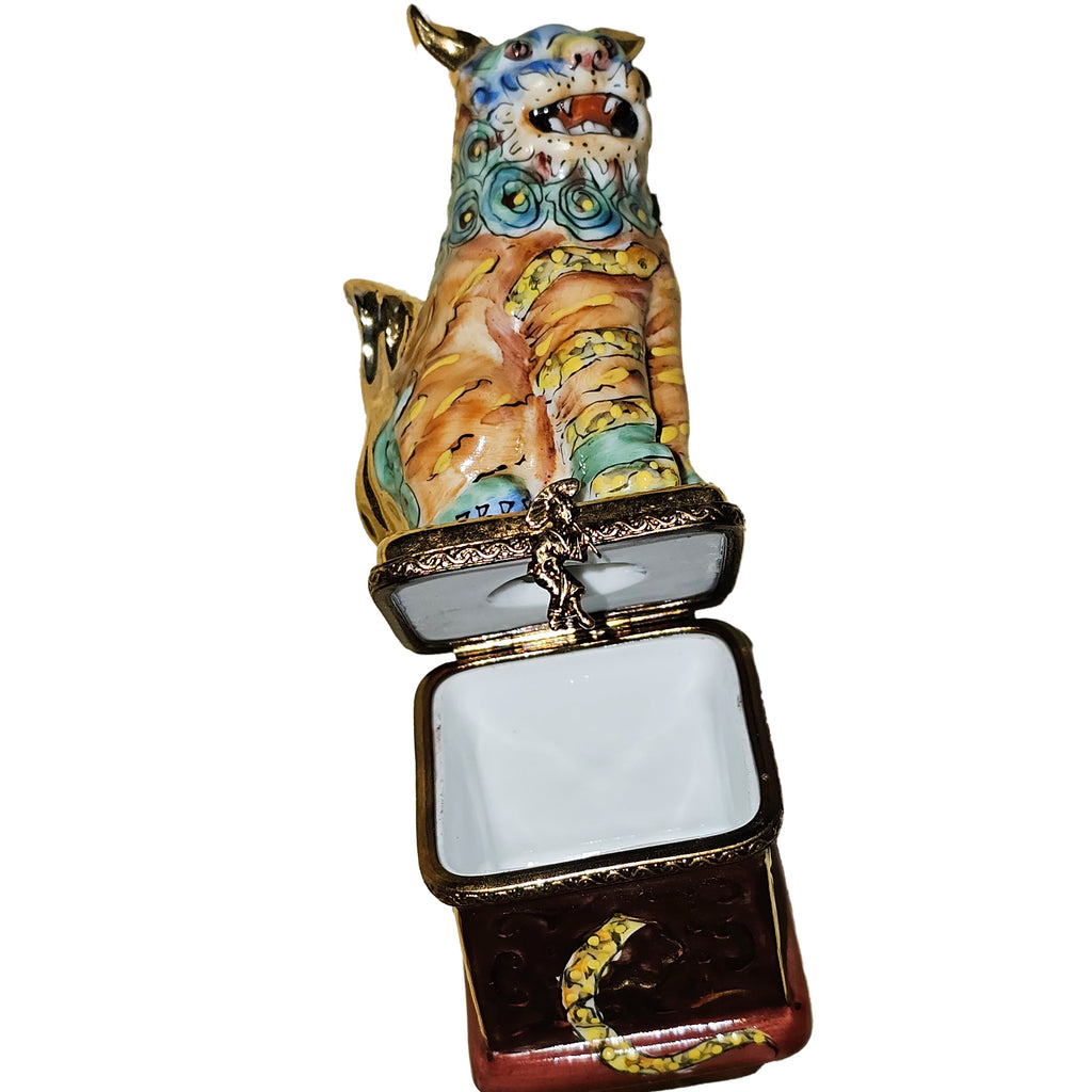 Chinese Foo Dog Box for Home Decor Oriental China, view 2