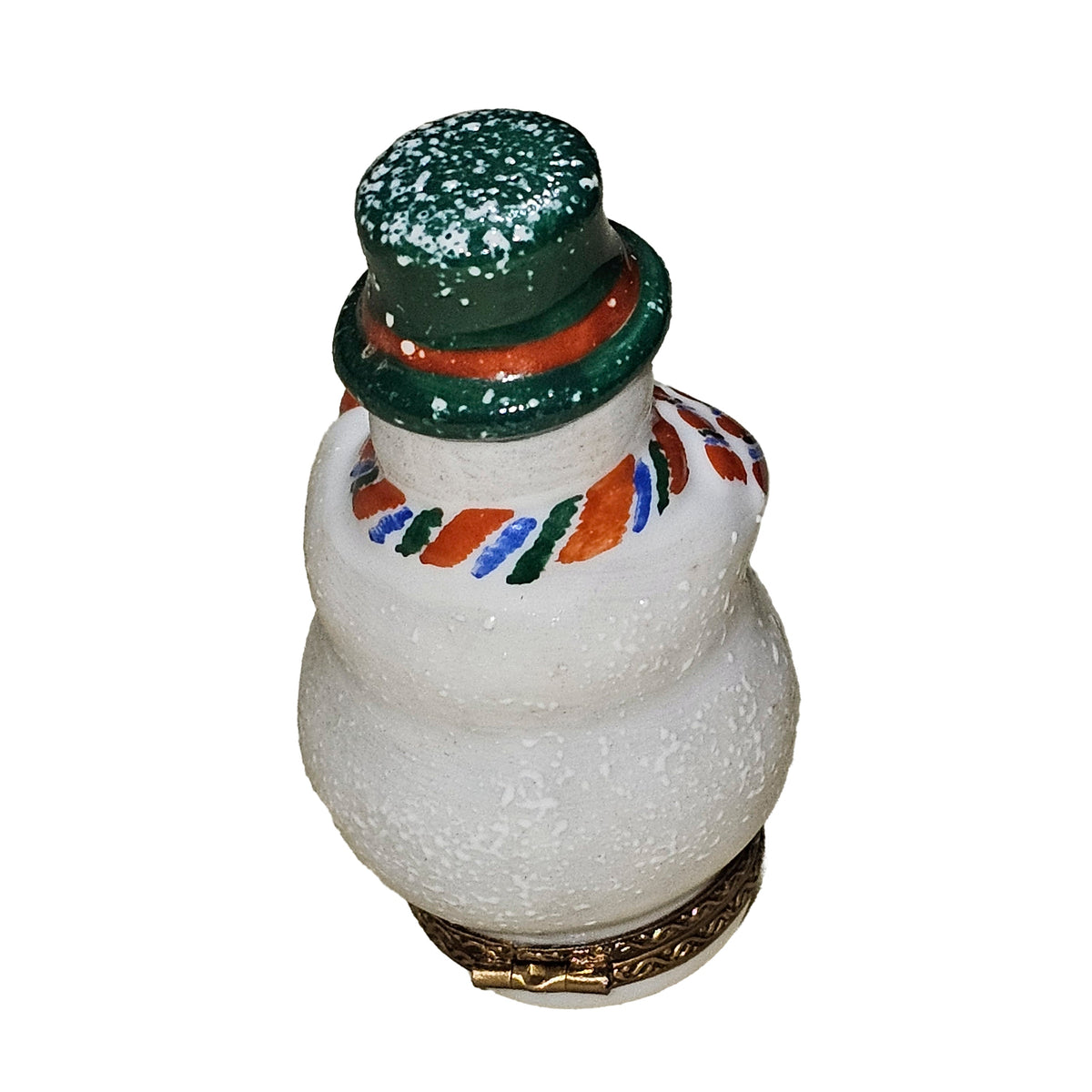 Snowman Green Hat Lantern for Holiday Cheer, view 4