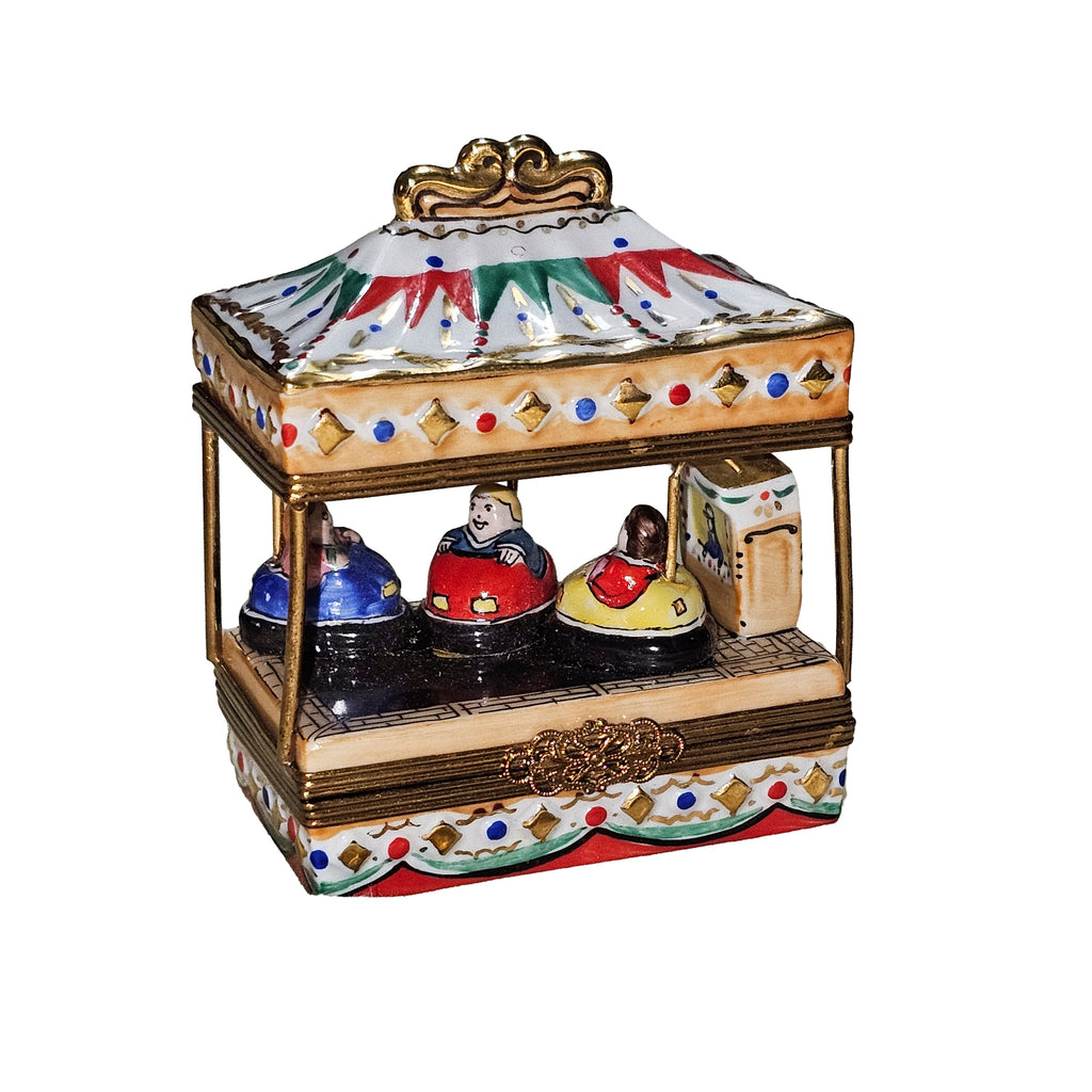 Whimsical Carnival Ride Limoges Box, a hand-painted Limoges porcelain gift