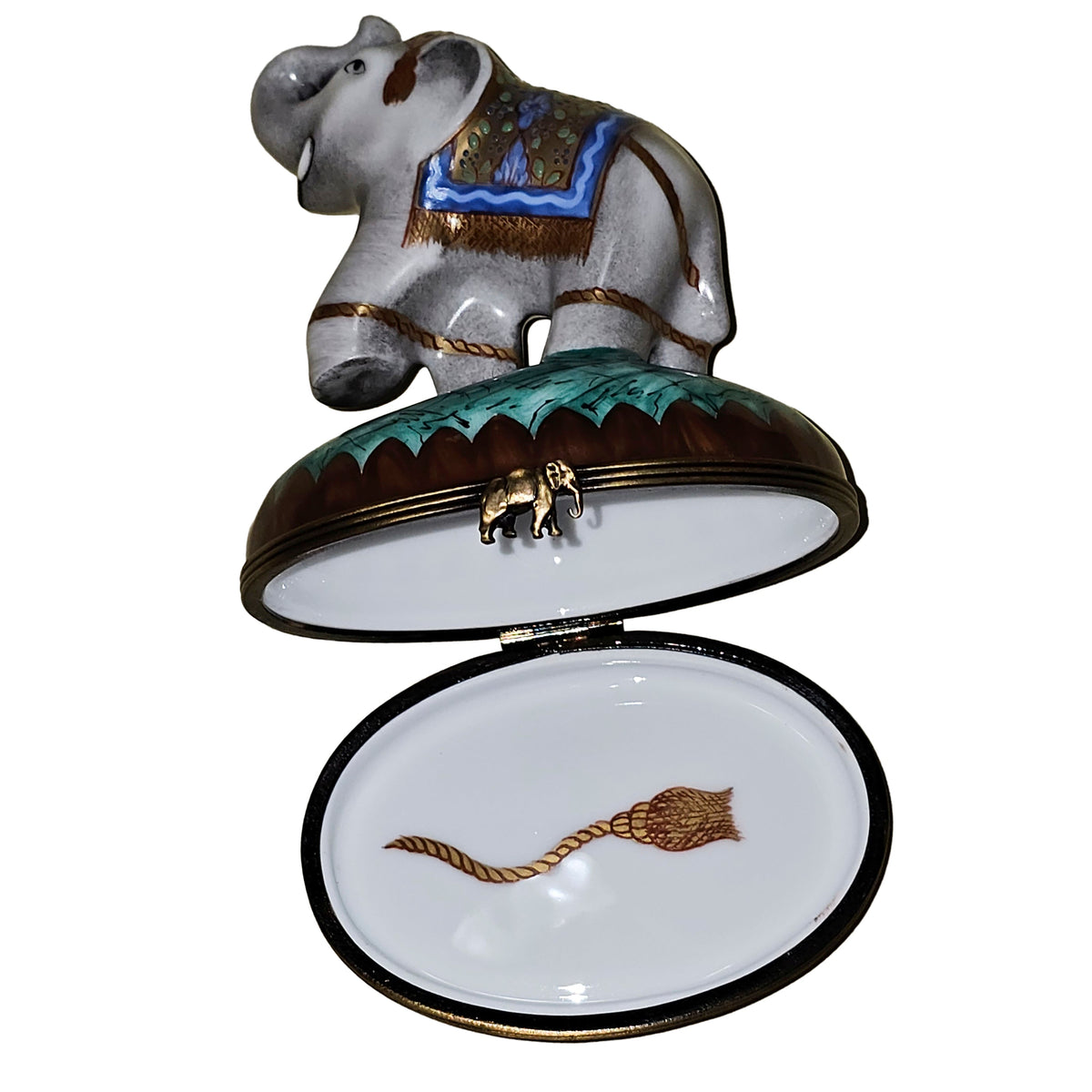 Large Elephant Trunk Up Figurine, view 2