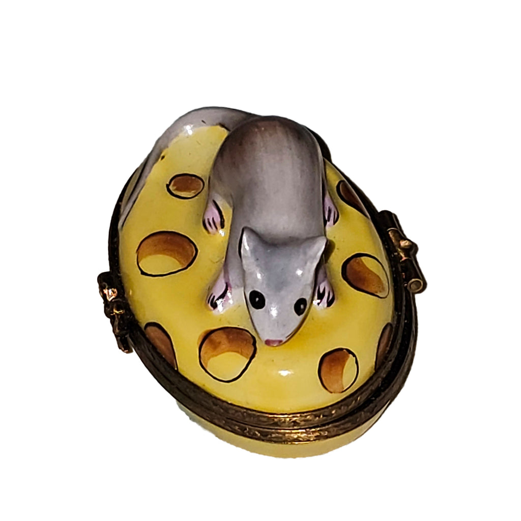 Mouse on Cheese 2 Limoges Box, view 4