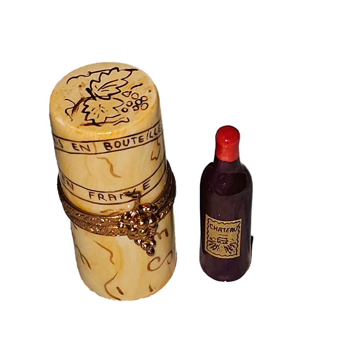 Corked Wine Limoges Box for Wine Lovers, view 3