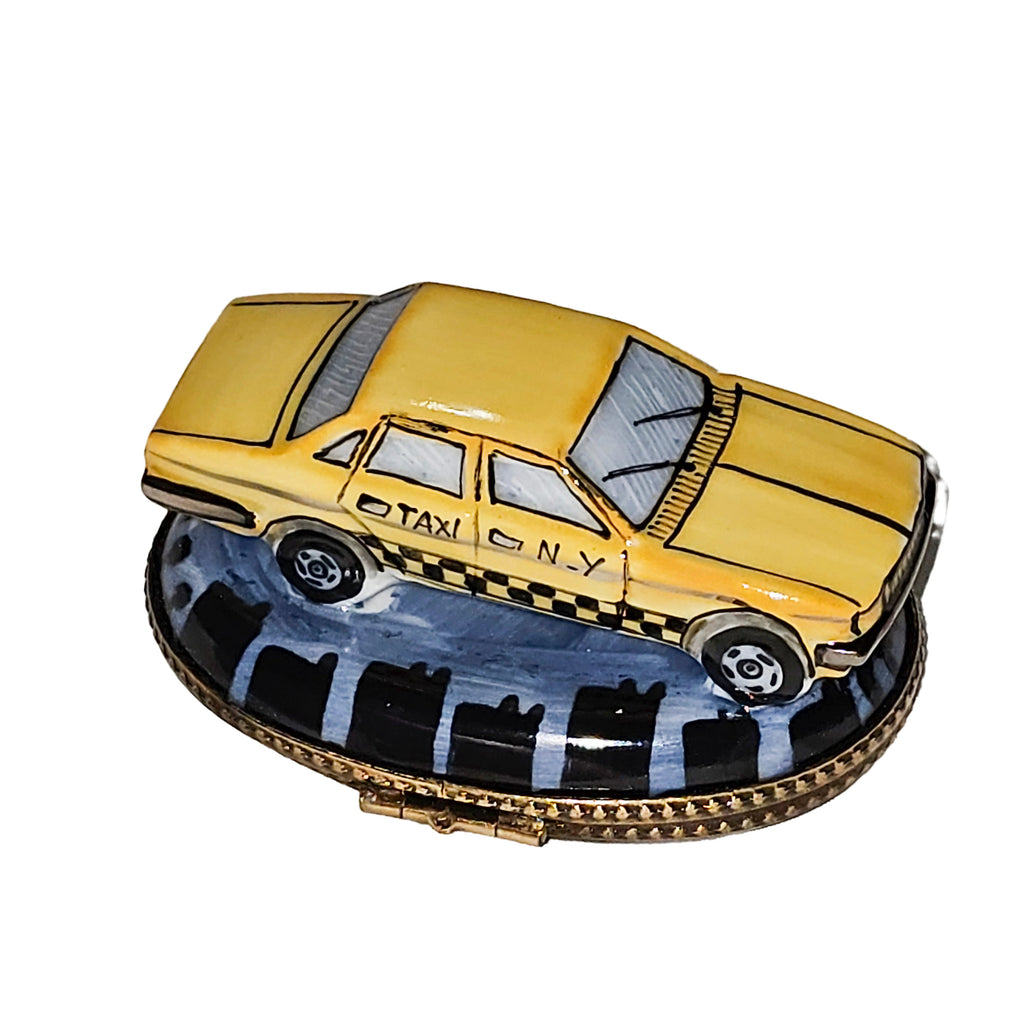 New York Taxi Limoges Box Charm for Collectors Gift, view 3