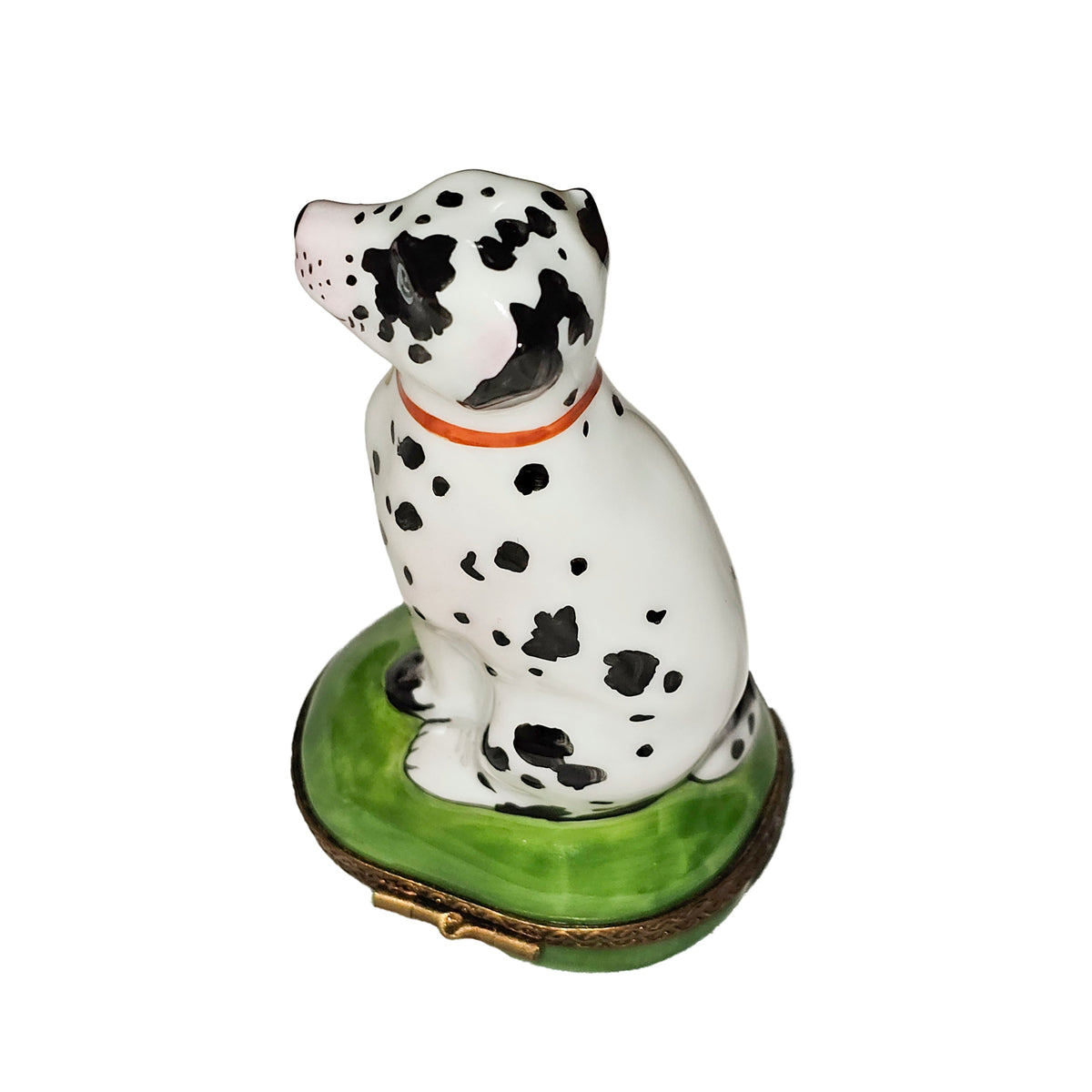 Dalmation Dog Limoges Collectible Box, a hand-painted Limoges porcelain gift