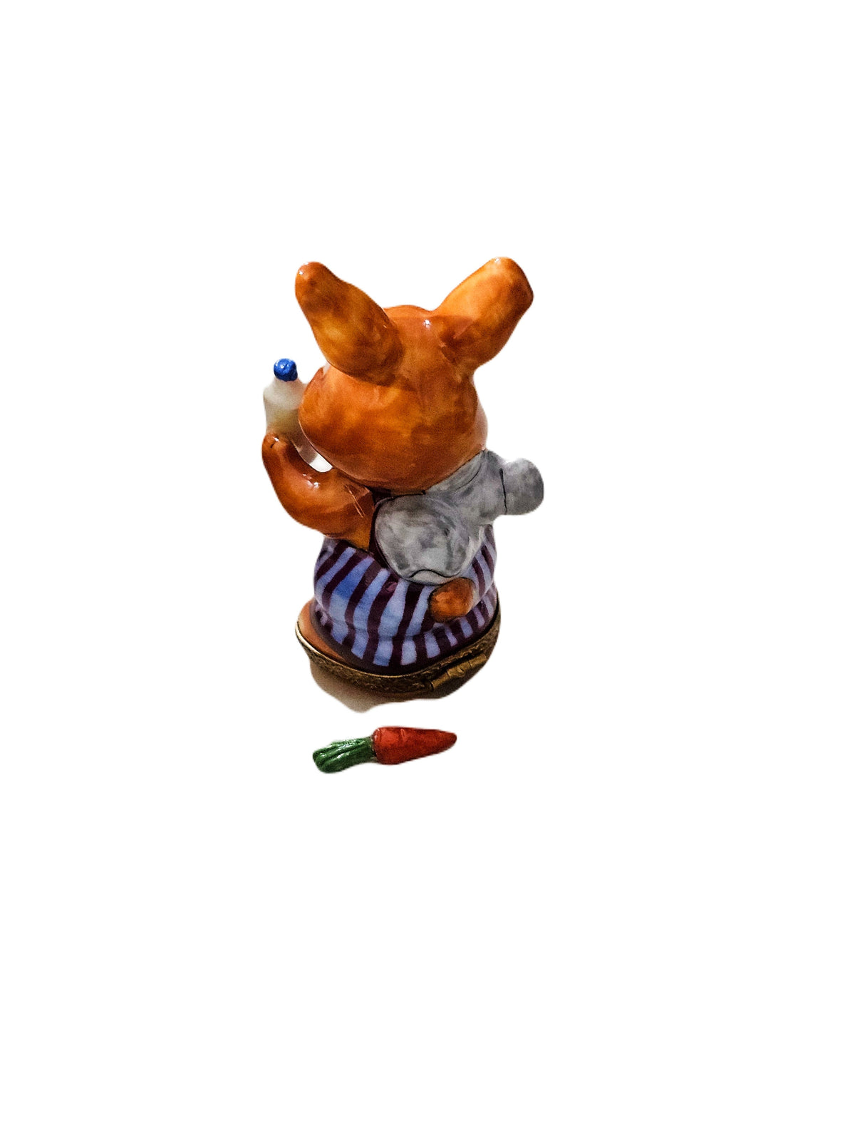 Rabbit w Carrot Got Milk Figurine, view 4