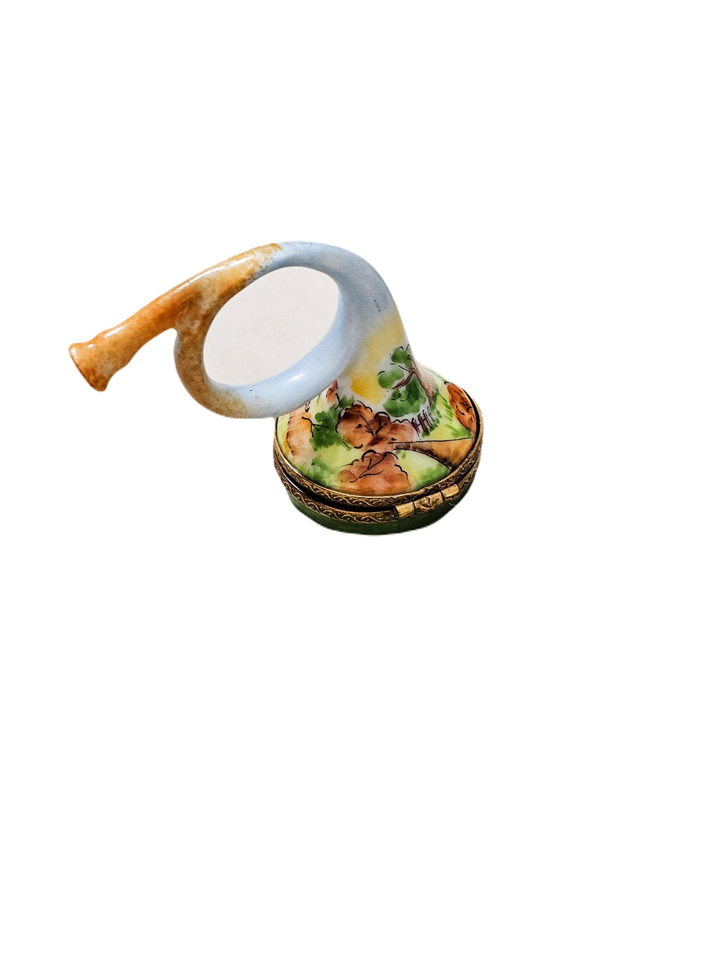 Hunters Horn Hunting Limoges Box, view 2