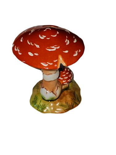 Large Yellow Mushroom Limoges Box, view 3