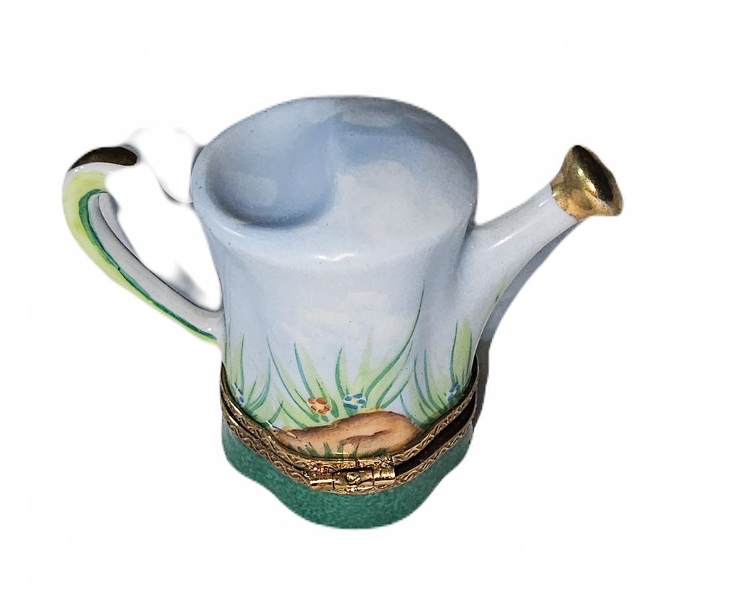 Whimsical Watering Can w Snail Limoges Box, view 4