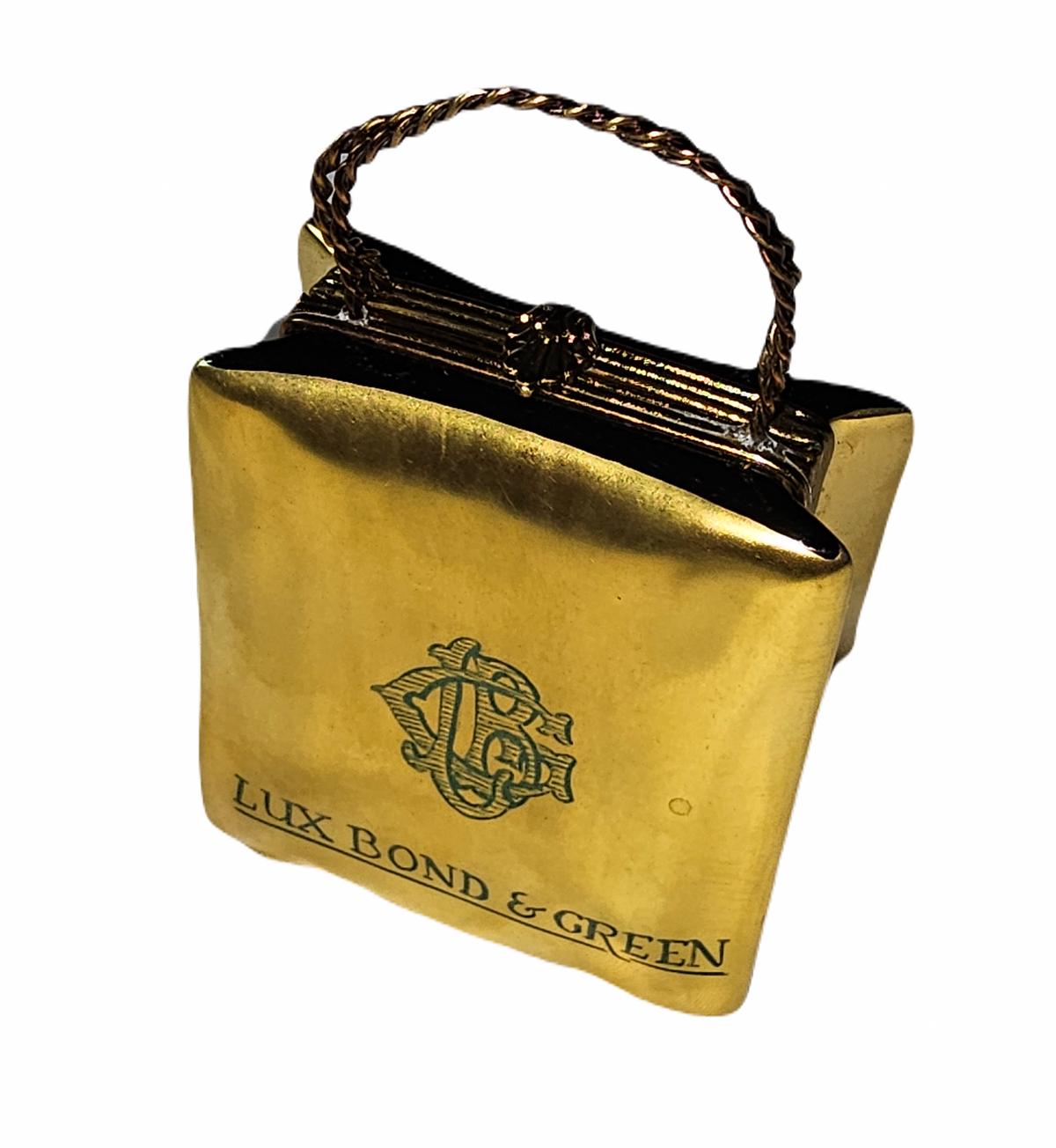 Lux Bond Green Gold Shopping Bag Elegance, view 3