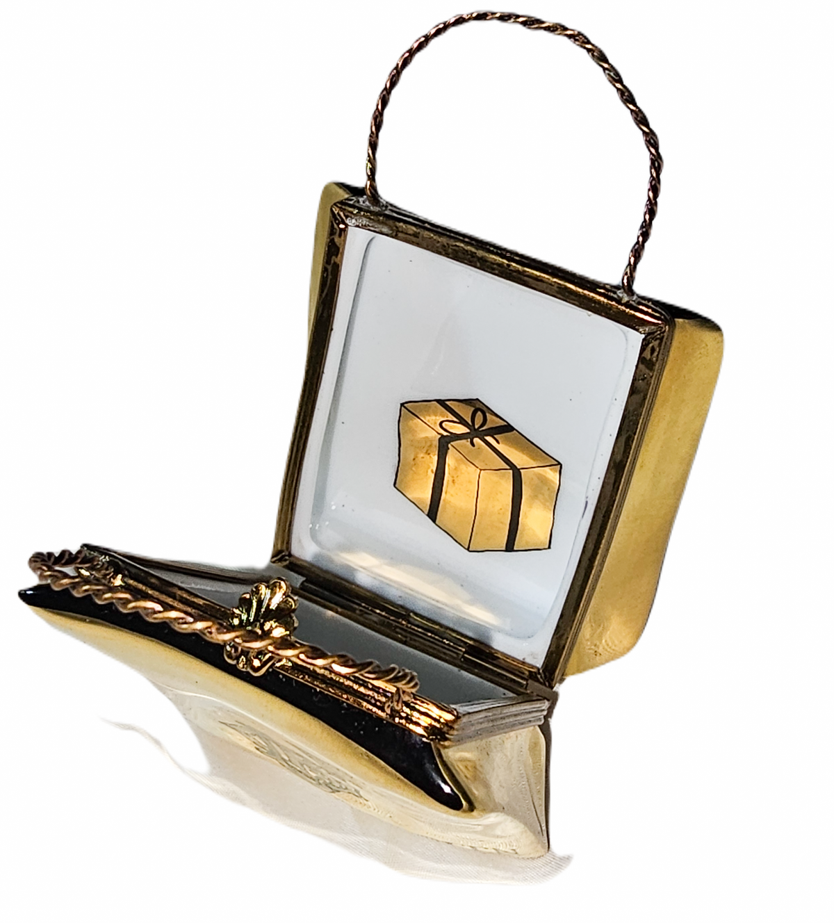 Lux Bond Green Gold Shopping Bag Elegance, view 2