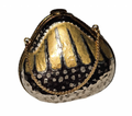 Gold Silver Purse Limoges Box Collectible, a hand-painted Limoges porcelain gift