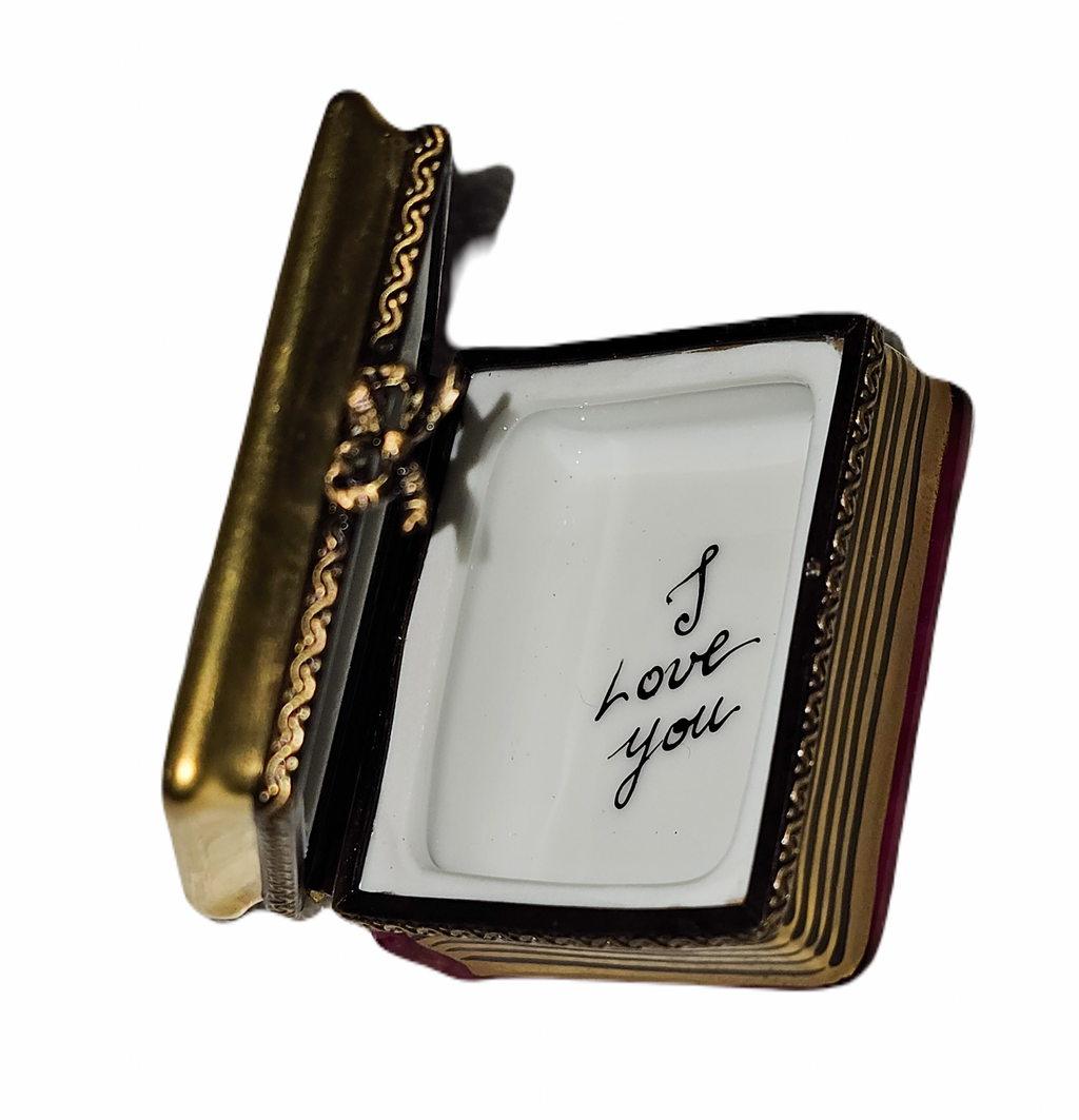 Cherub I Love You Book Porcelain Art Object, view 2