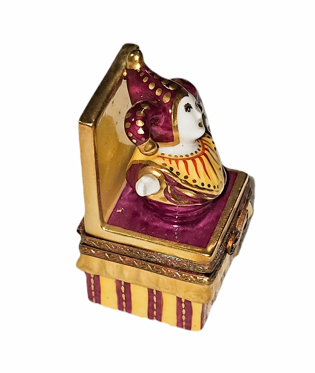 Jester Jack in a Box Limoges Collectible Figurine Gift, view 3