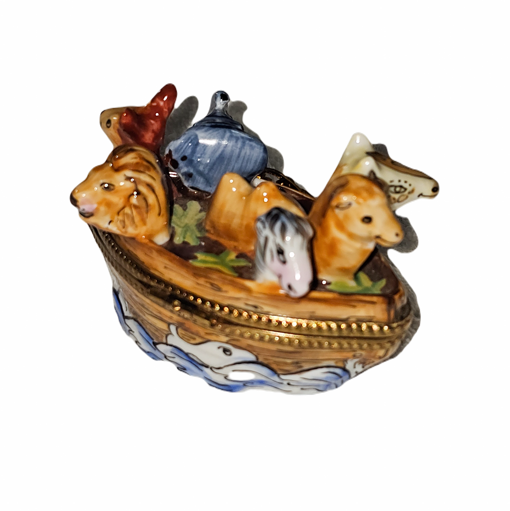 Noah's Ark Limoges Box for Animal Lovers, view 3