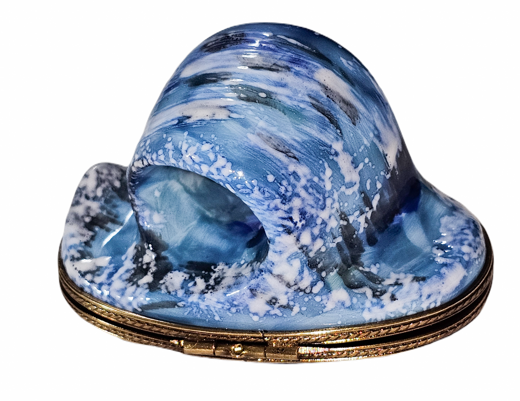 Surfer on Wave Limoges Box Ocean Lovers Collectible, view 4