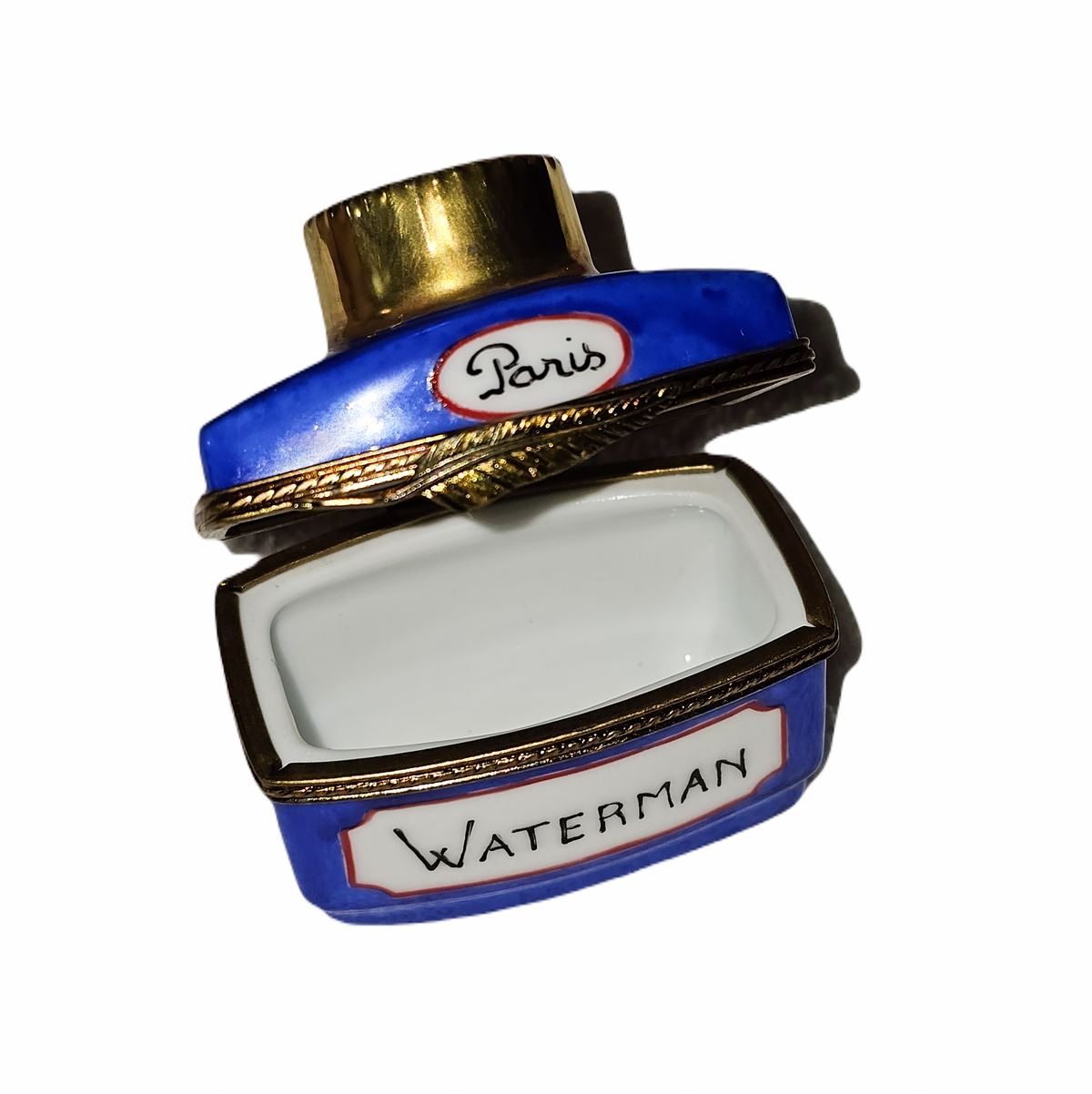 Elegant Limoges Ink Bottle for loupe pen professionals Collectors, view 2