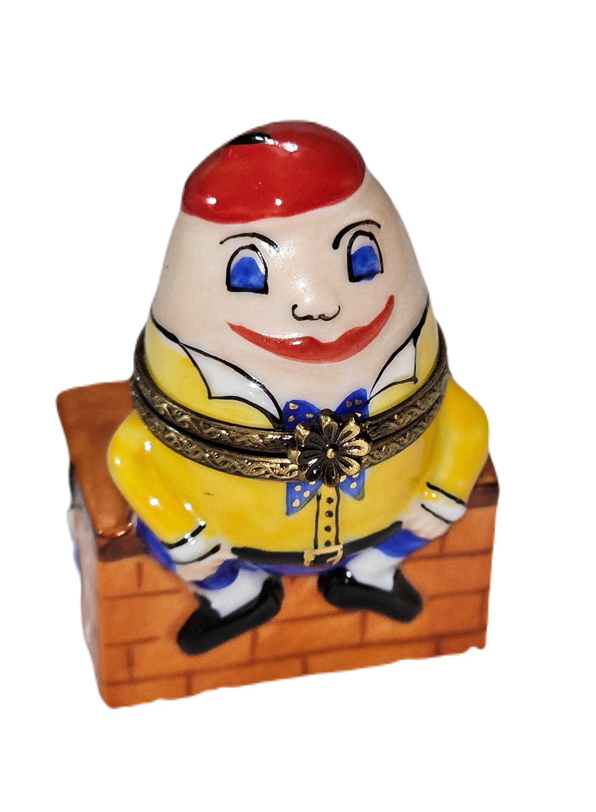 Humpty Dumpty Collectible Box, a hand-painted Limoges porcelain gift