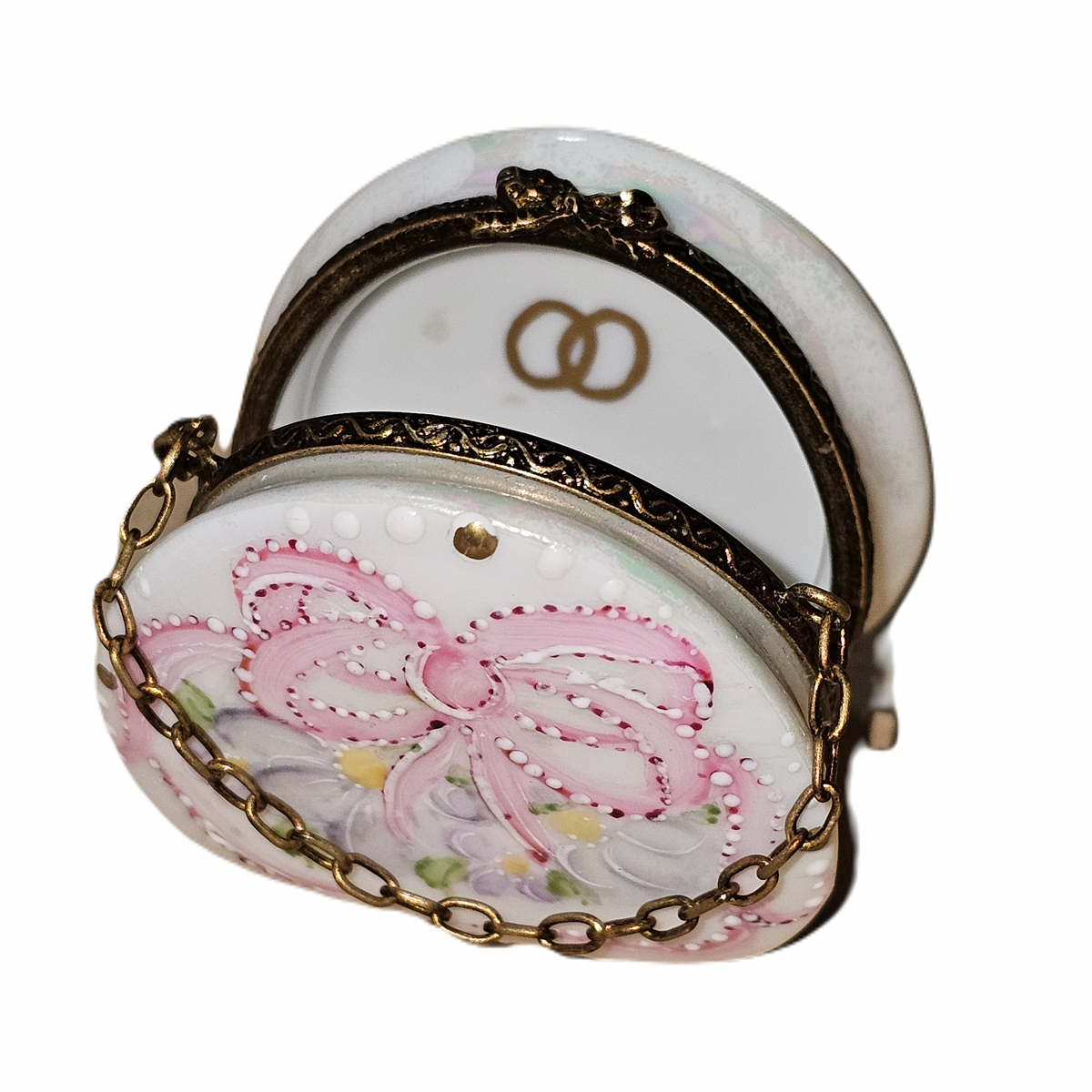 Pink Round Bow Purse for Collectors, view 2