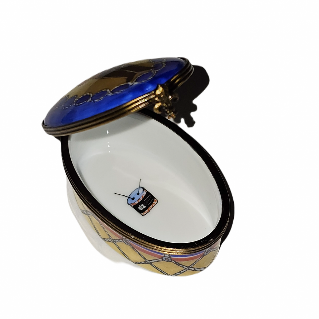 Toy Soldier Oval Limoges Box for Collectors, view 2