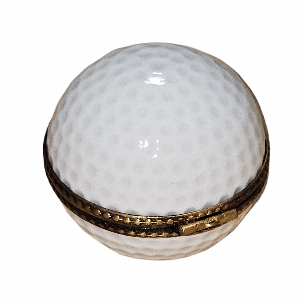 Golf Ball w Flag Inside Porcelain Art Object, view 4
