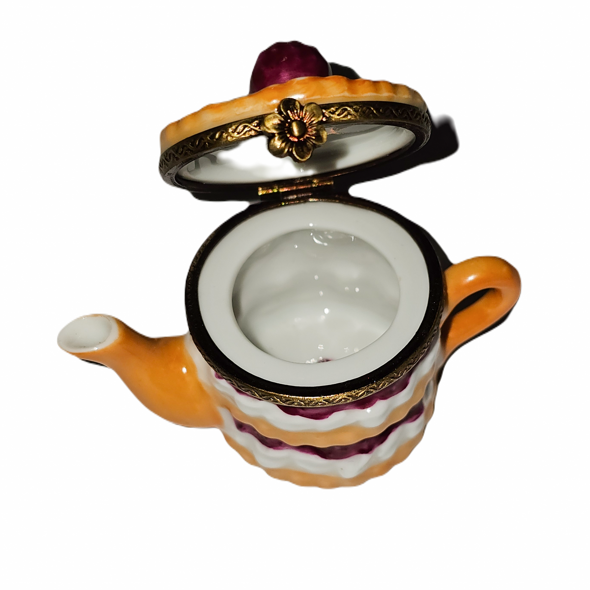 Raspberry Cake Teapot Box for Tea Lovers, view 2