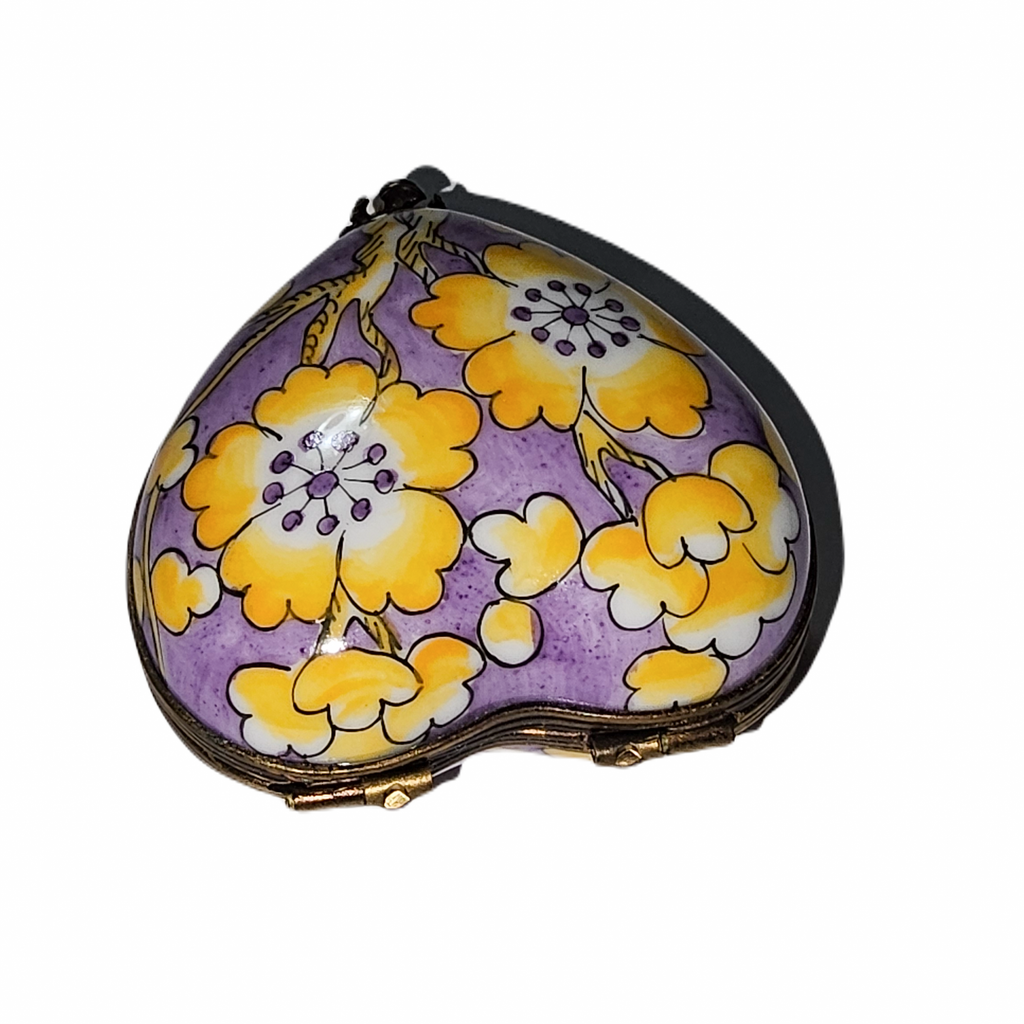 Purple Heart with Yellow Flowers, view 3