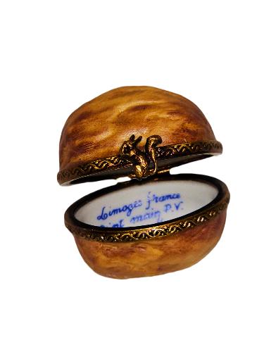 Walnut Limoges Box for Home Decor, view 3