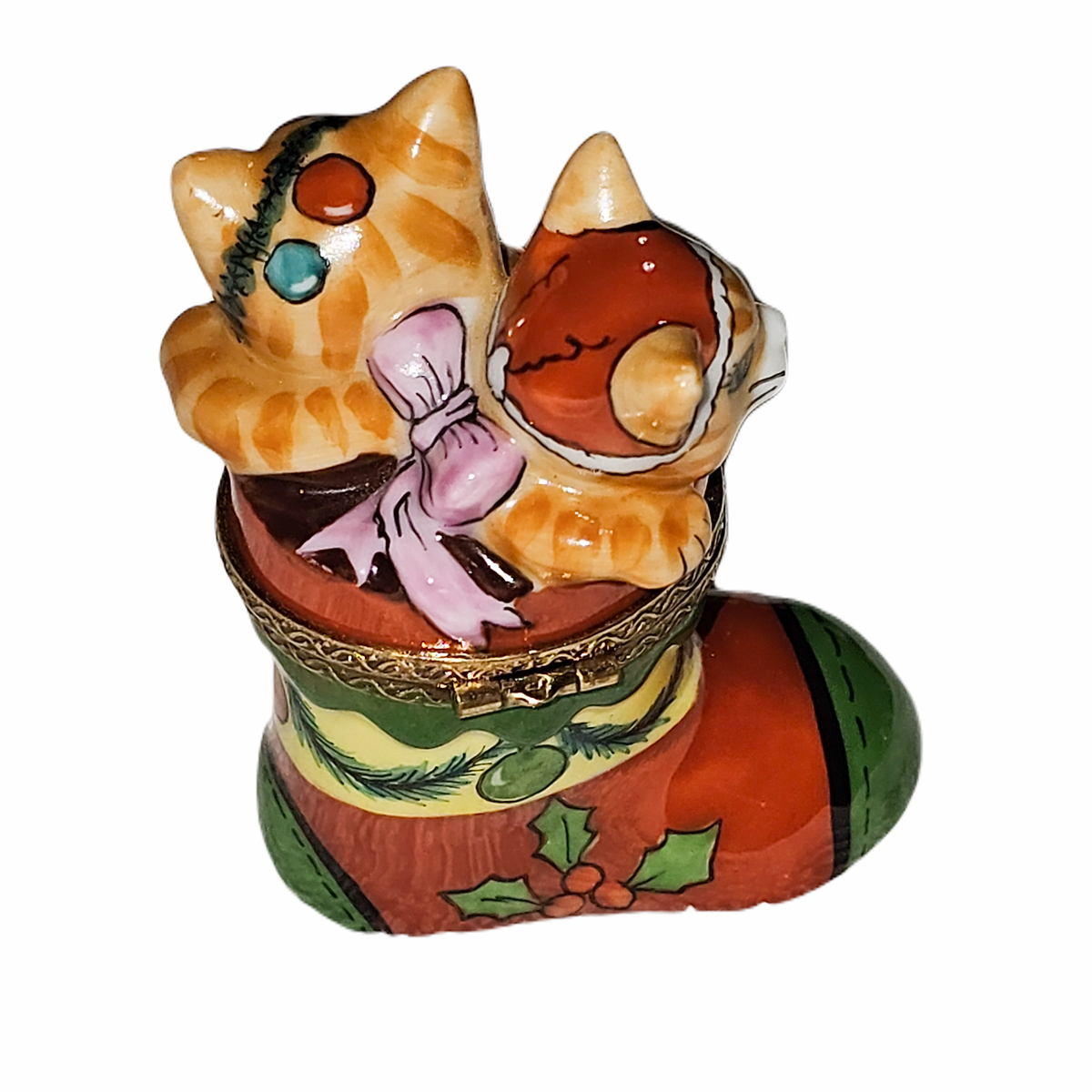 Kittens in Christmas Boot for Cat Lovers, view 4