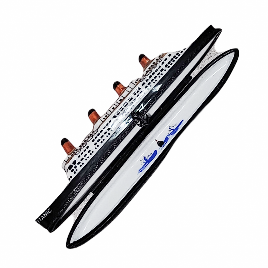 Titanic Cruise Ship Limoges Box Treasure for Collectors, view 2
