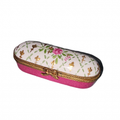 Pink Long Oval w Rose Limoges Box, a hand-painted Limoges porcelain gift