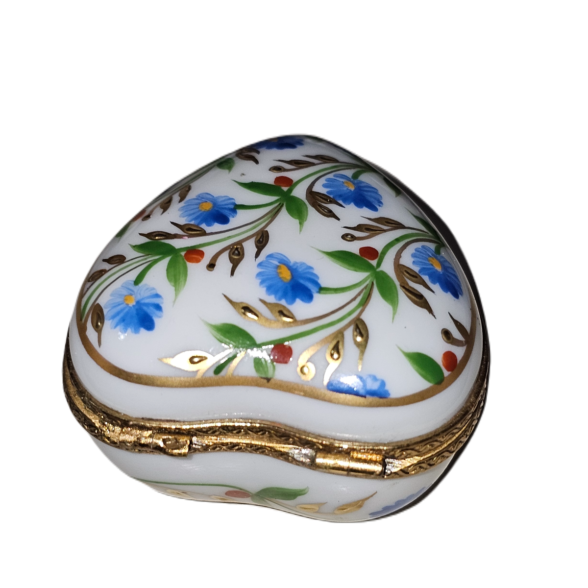 Heart with Blue Flowers Decor Gift Box, view 3